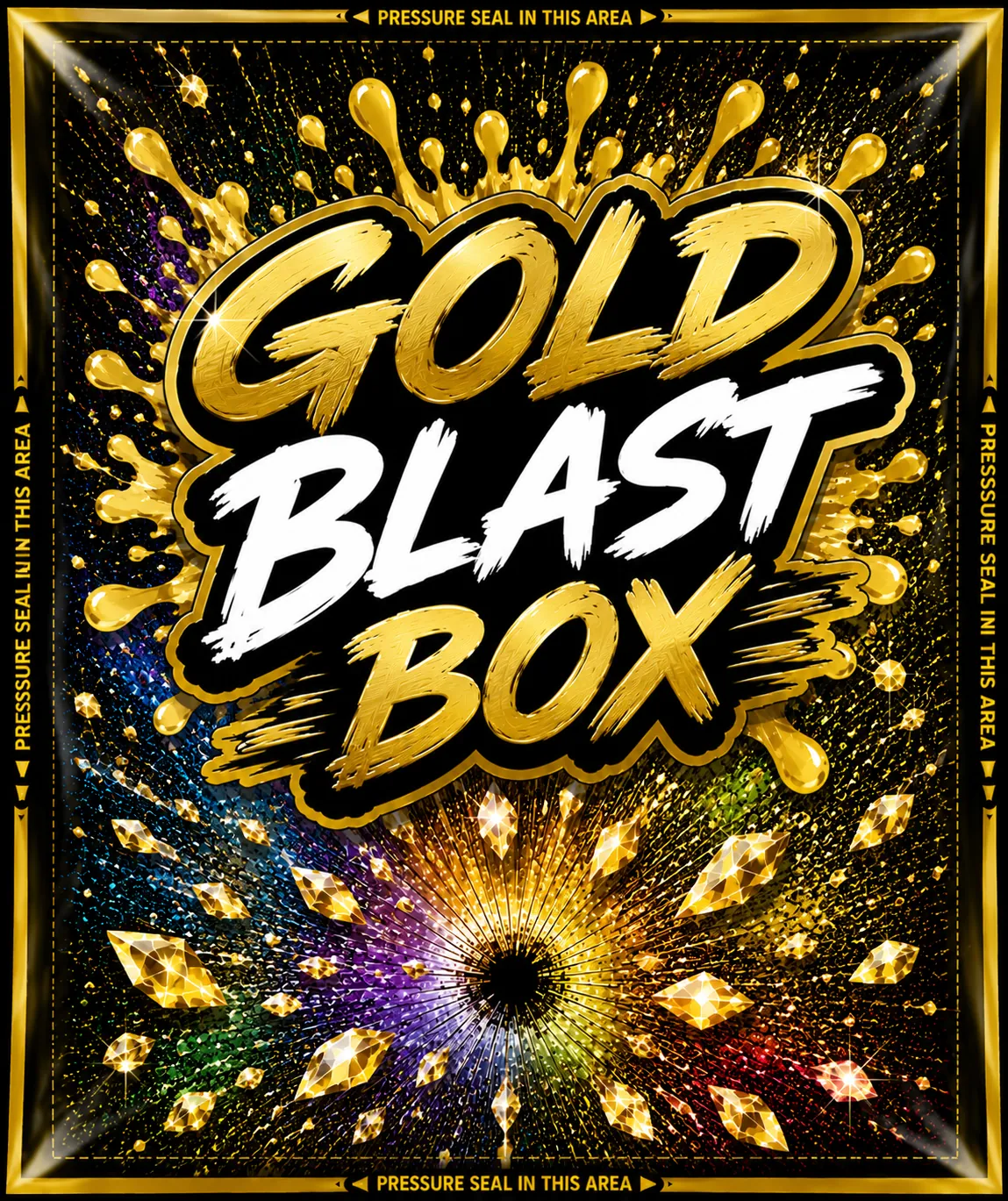 Blast Bags: Gold tier pack art