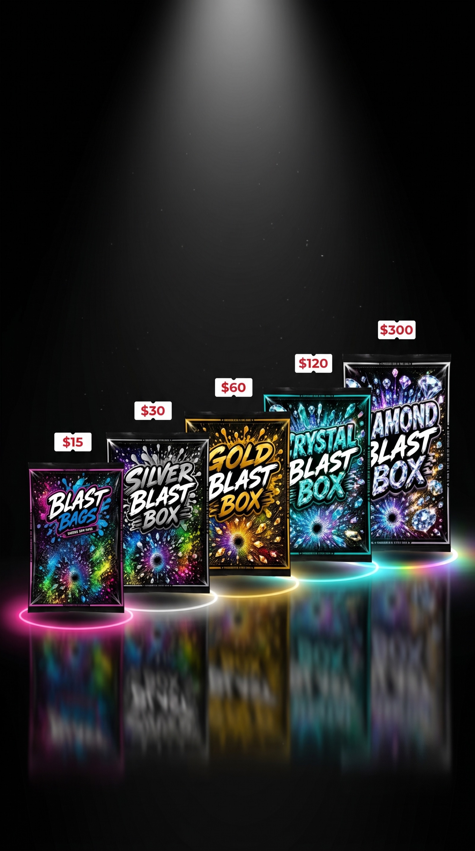 Blast Bags: Pack tier lineup