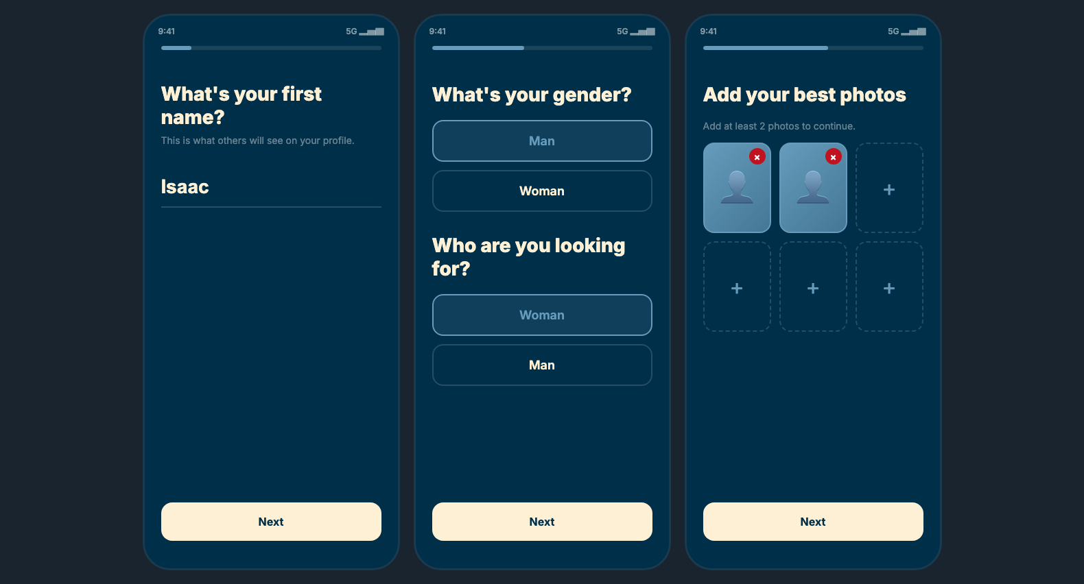 HebrewLove: Guided onboarding, English