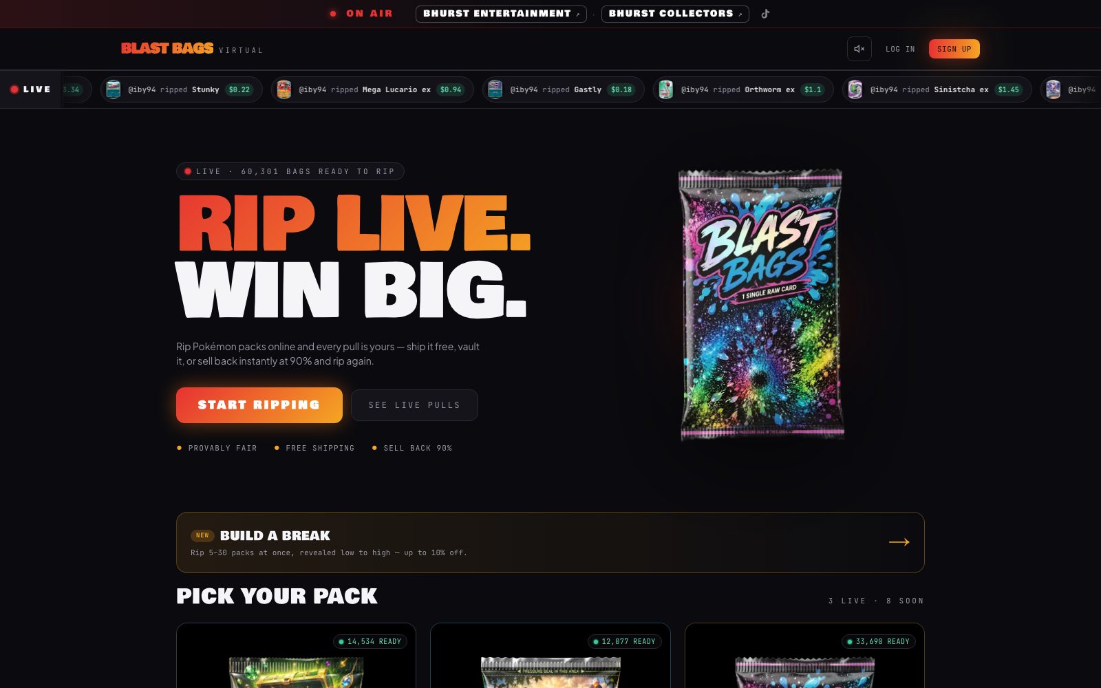Blast Bags Virtual screenshot