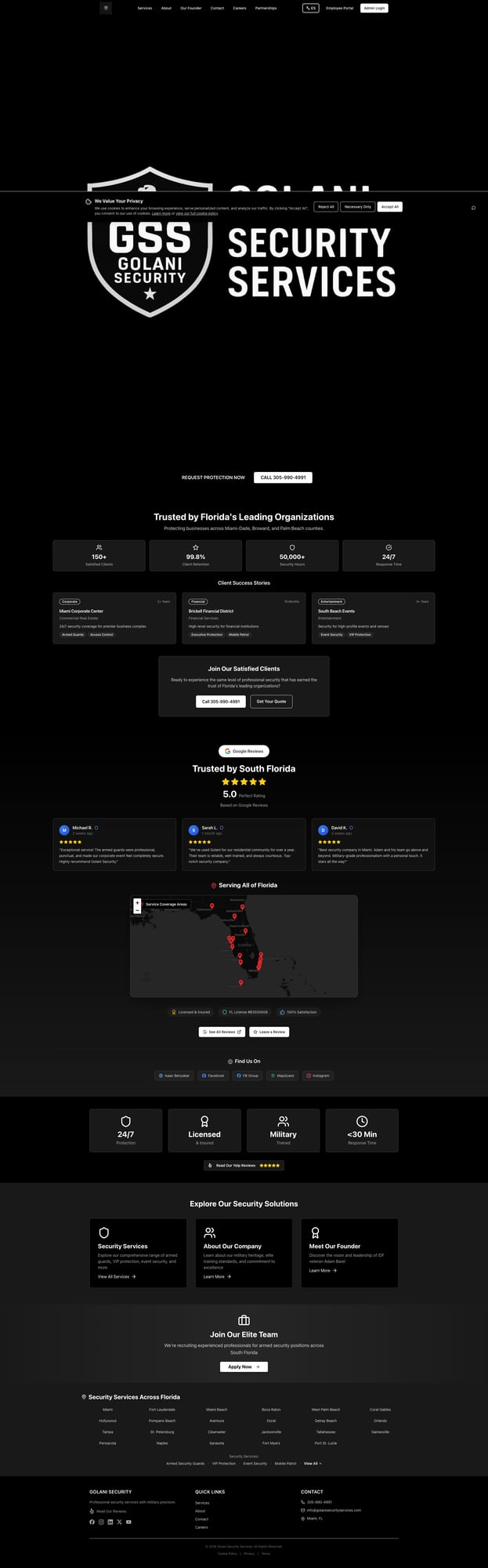 Golani Security website