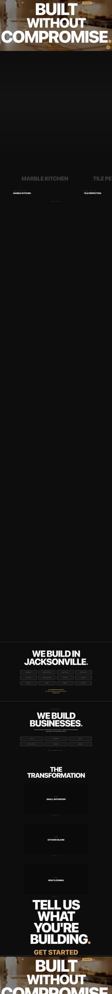 TB Construction FL website